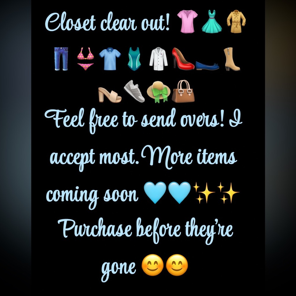 CLOSET CLEAR OUT 🩵🩵🩵✨